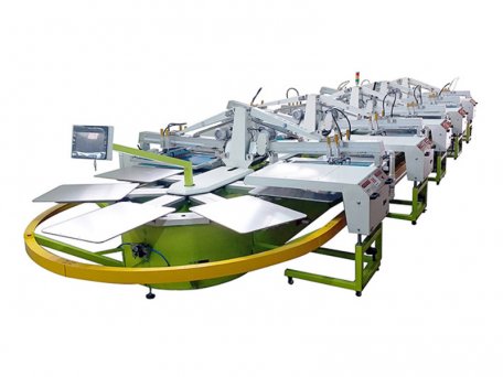 Oval Automatic Screen Printing Machine